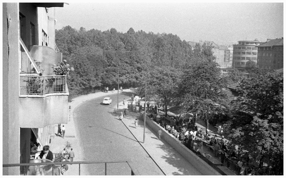 Branimirova, vizura s Kružićeve 1960. godine